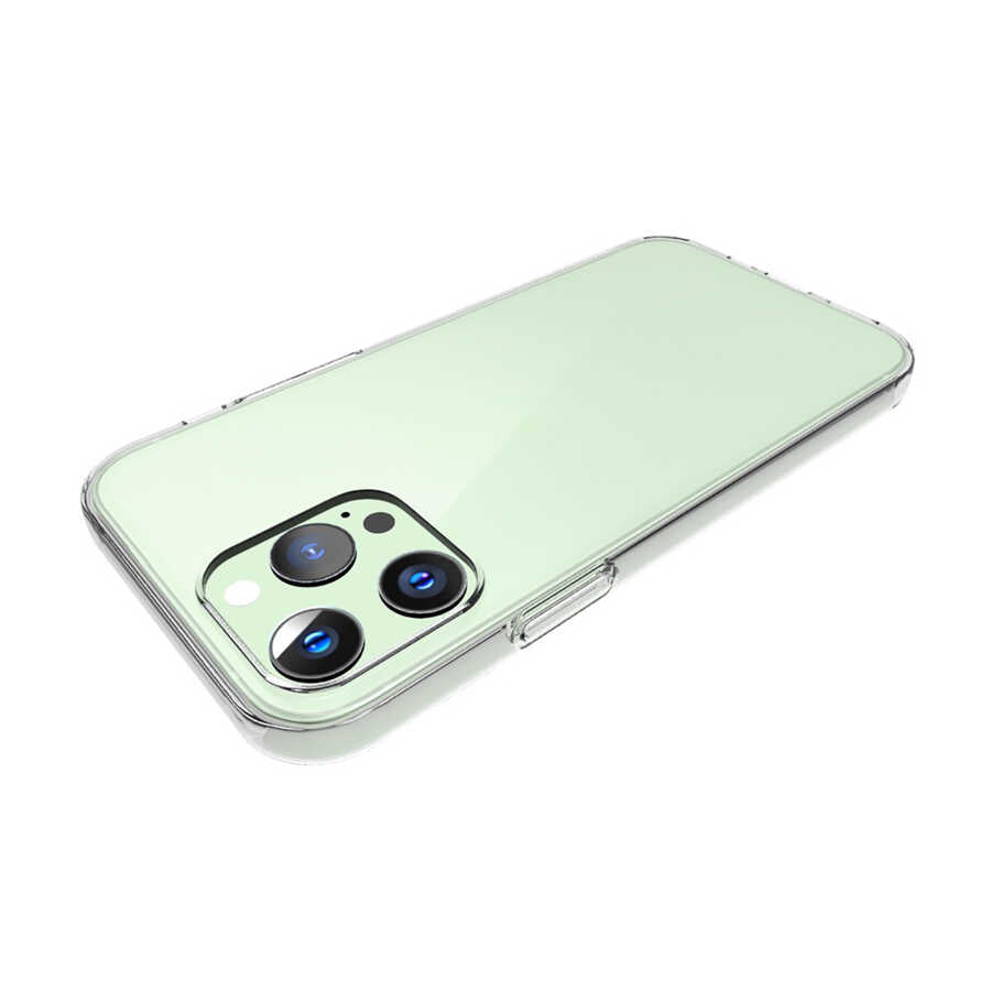 Apple iPhone 14 Pro Kılıf Zore Süper Silikon Kapak Renksiz