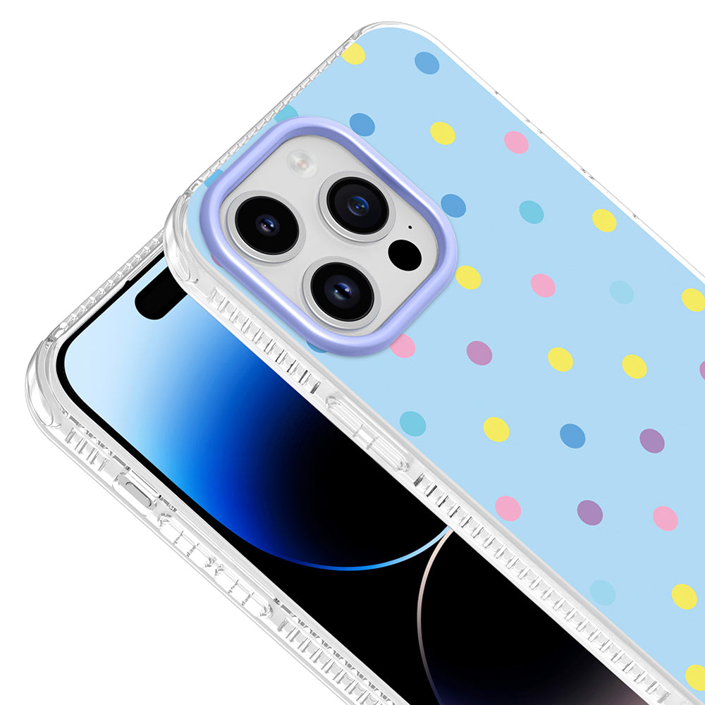 Apple iPhone 14 Pro Max Kılıf Airbag Tasarımlı Zore Potik Sert PC Kapak Mavi