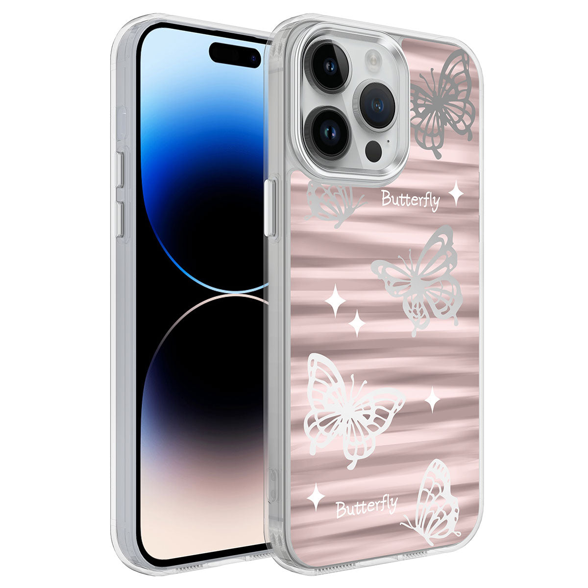 Apple iPhone 14 Pro Max Kılıf Airbagli Parlak Tasarımlı Zore Mimbo Kapak NO3