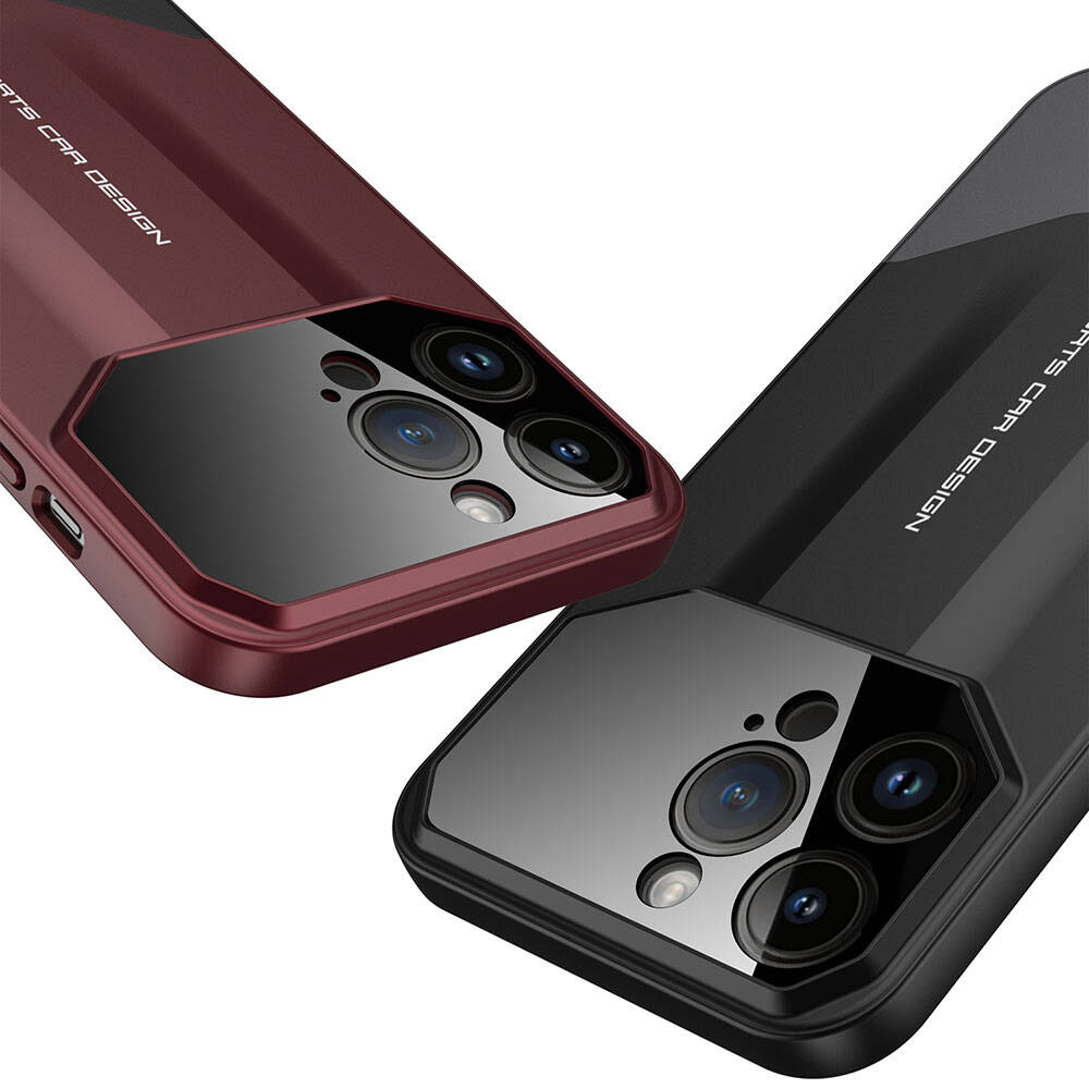 Apple iPhone 14 Pro Max Kılıf Çift Parçalı Zore Ays Pro İkili Kapak Siyah-Gri
