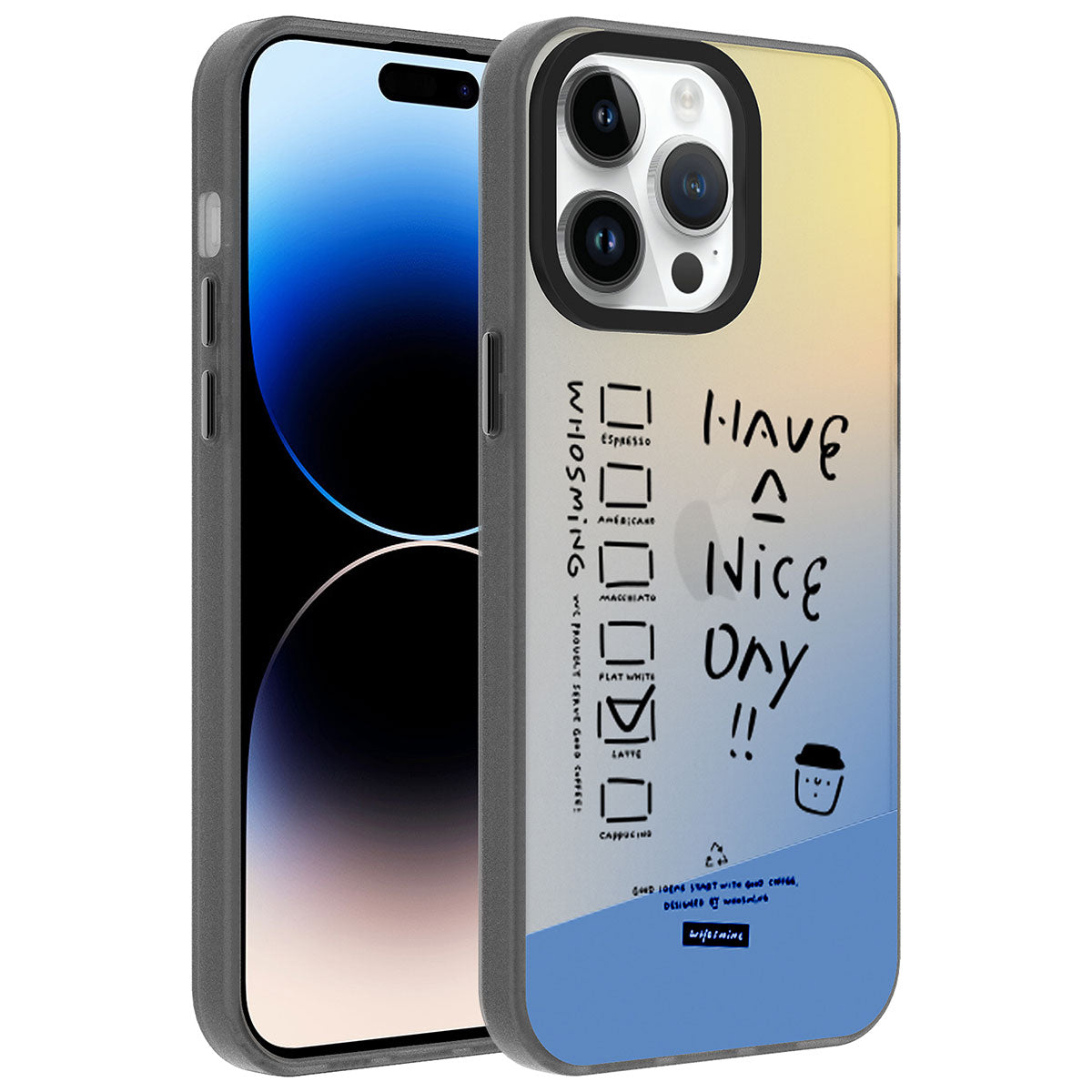 Apple iPhone 14 Pro Max Kılıf Desenli Zore Dragon Sert Kapak Have