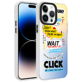 Apple iPhone 14 Pro Max Kılıf Desenli Zore Dragon Sert Kapak Kelimeler