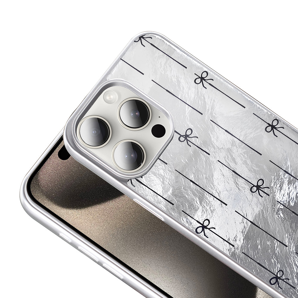 Apple iPhone 14 Pro Max Kılıf Desenli Zore Mep Kapak İncili Fiyonk