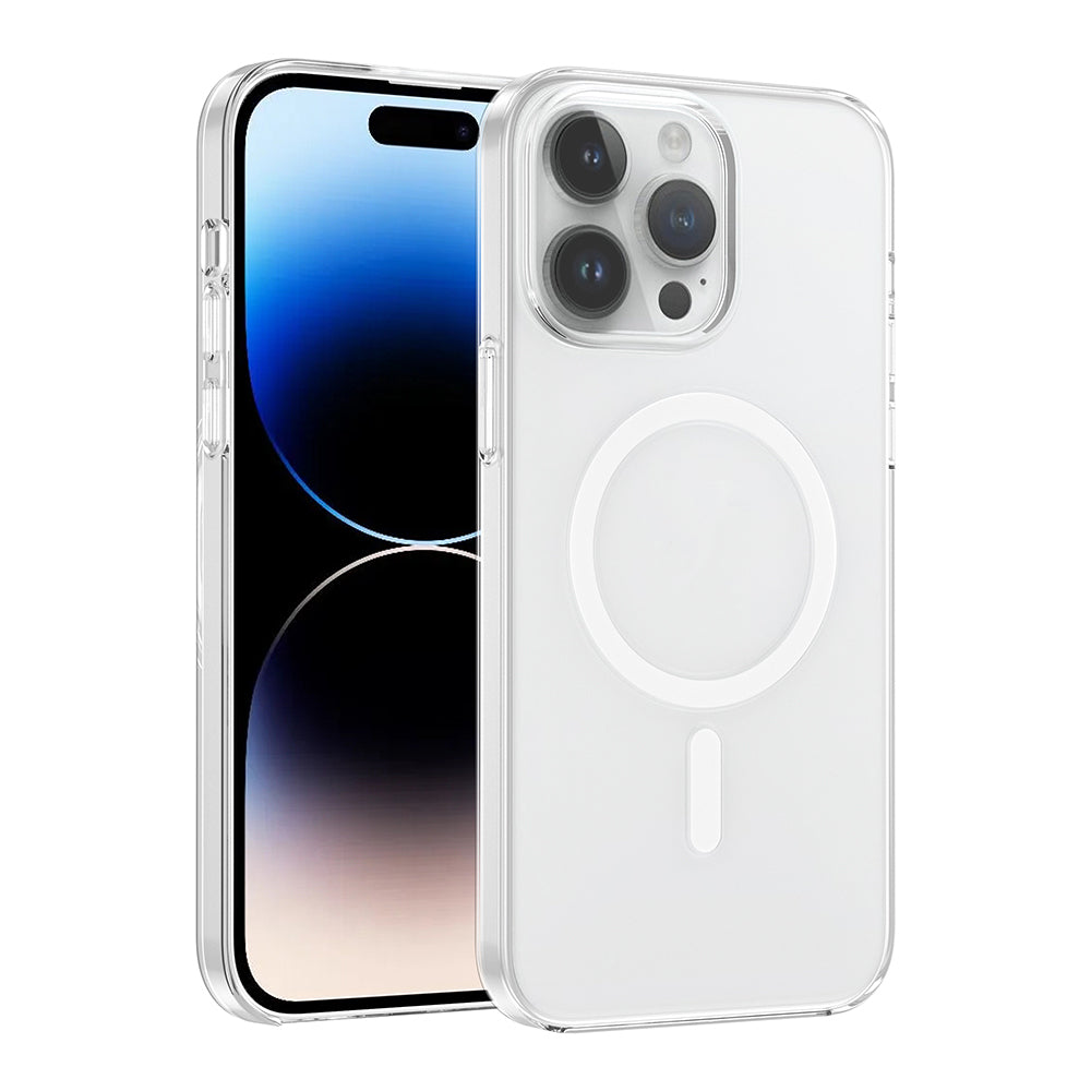 Apple iPhone 14 Pro Max Kılıf IC Çipli Zore Wireless Şarj Özellikli Şeffaf Orjin Kapak Şeffaf