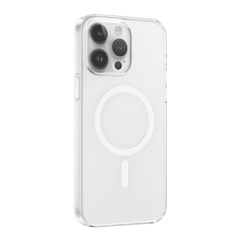 Apple iPhone 14 Pro Max Kılıf IC Çipli Zore Wireless Şarj Özellikli Şeffaf Orjin Kapak Şeffaf
