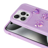 Apple iPhone 14 Pro Max Kılıf Kabartma Figürlü Parlak Zore Toys Silikon Kapak Pembe