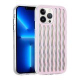 Apple iPhone 14 Pro Max Kılıf Kabartmalı Dalga Tasarımlı Silikon Zore İsmira Kapak NO2