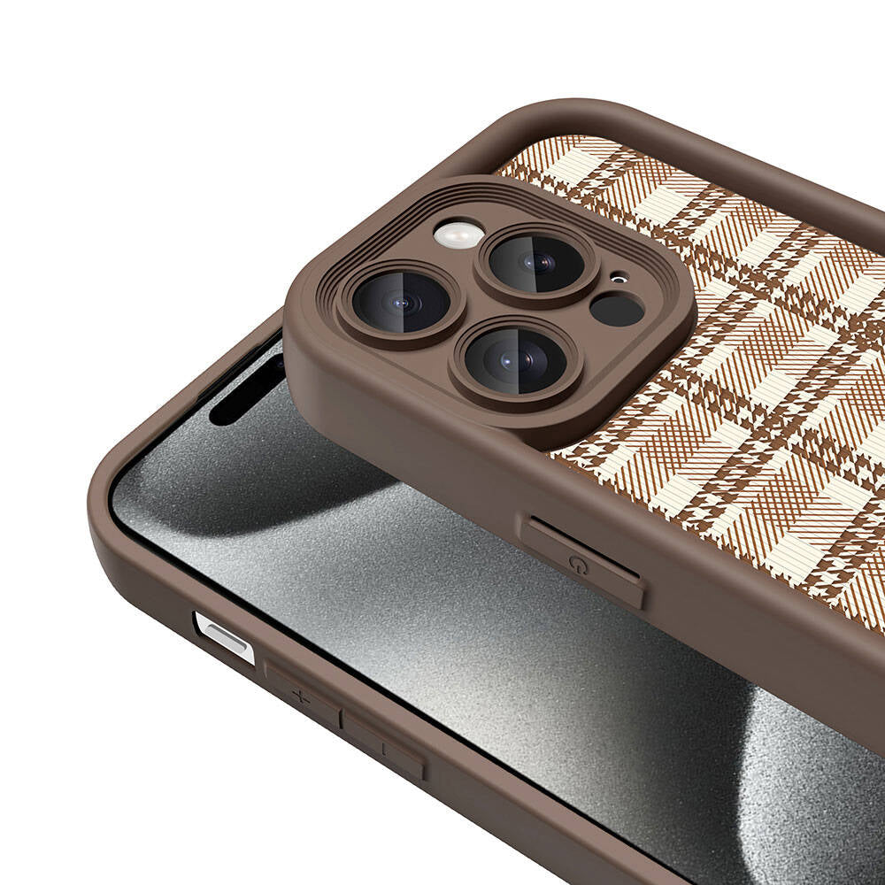 Apple iPhone 14 Pro Max Kılıf Kamera Korumalı Baskılı Arka Yüzey Zore Klas Kapak Beyaz