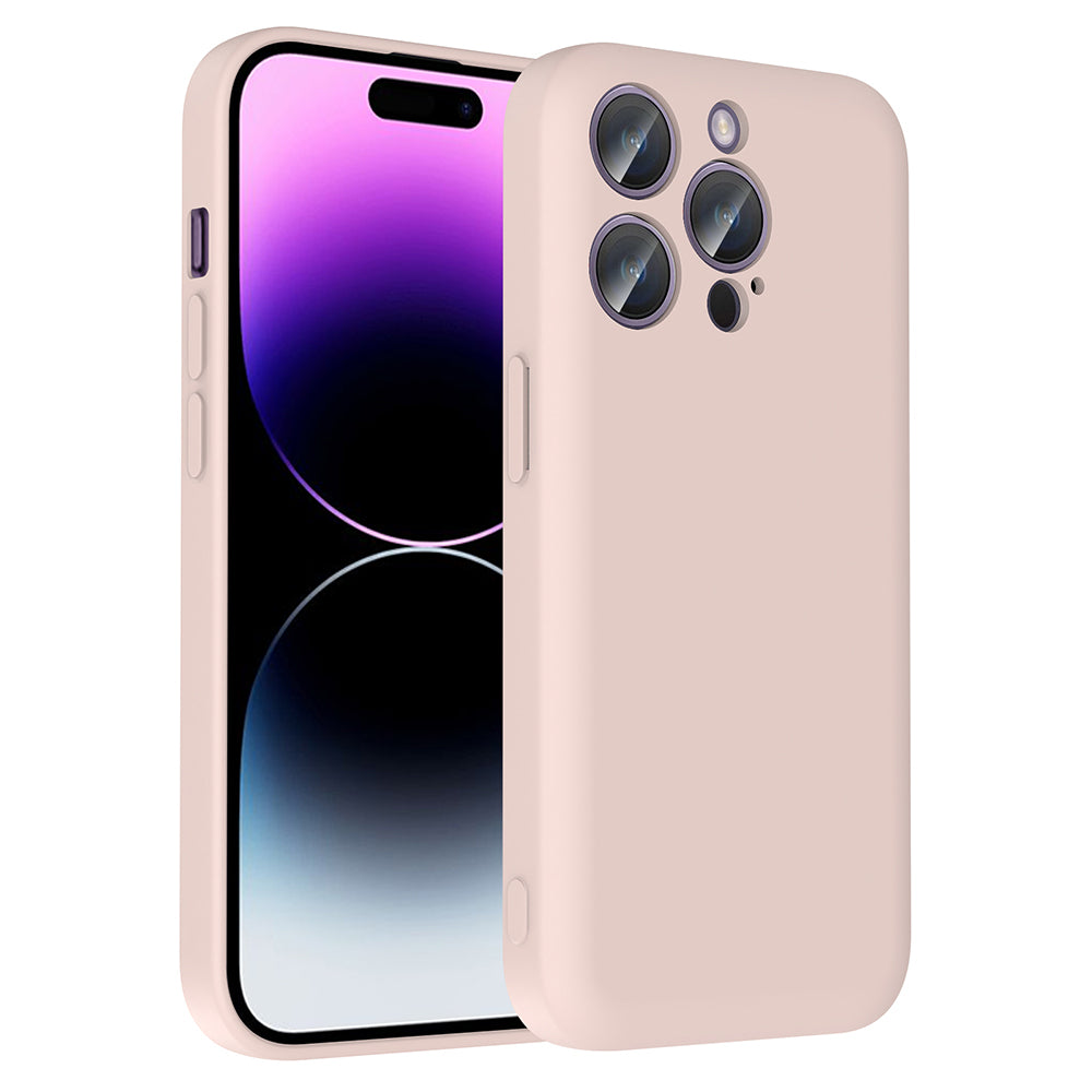 Apple iPhone 14 Pro Max Kılıf Kamera Korumalı Kartlık Hazneli Zore Vitra Kapak Kahverengi