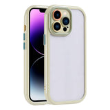 Apple iPhone 14 Pro Max Kılıf Kamera Korumalı Renkli Kenar ve Çerçeve Tasarımlı Zore Vitamin Kapak Siyah