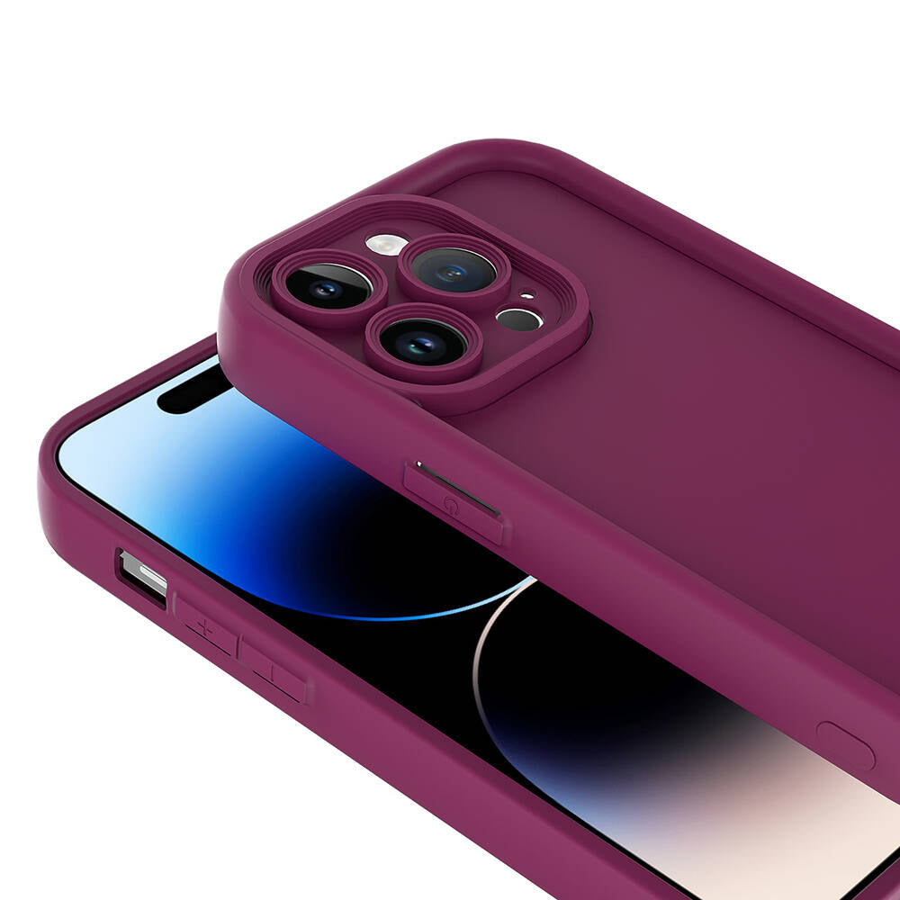 Apple iPhone 14 Pro Max Kılıf Kamera Korumalı Zore Ananas Kapak Siyah