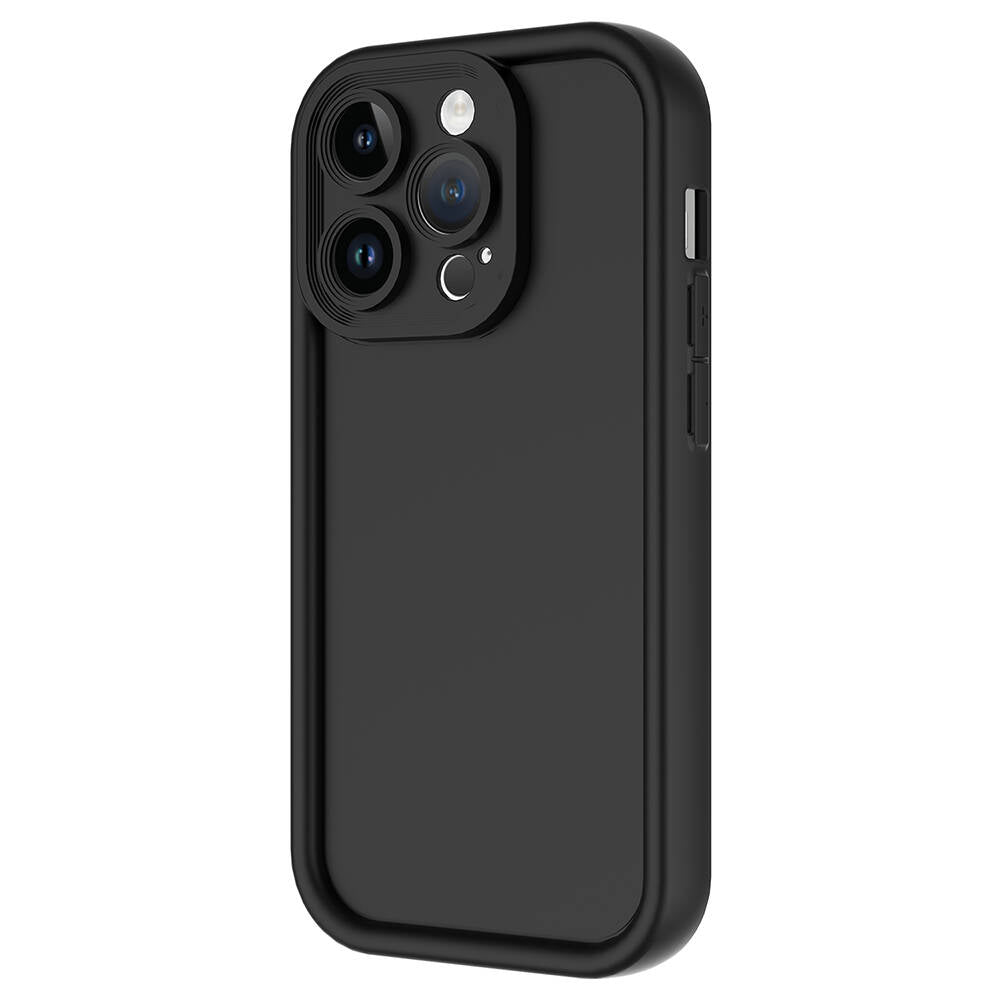 Apple iPhone 14 Pro Max Kılıf Kamera Korumalı Zore Ananas Kapak Mürdüm