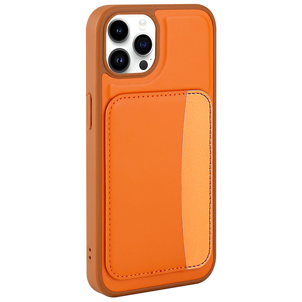 Apple iPhone 14 Pro Max Kılıf Kartlıklı Zore X-Kart Silikon Kapak Koyu Gri