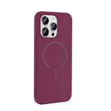 Apple iPhone 14 Pro Max Kılıf M-safe Şarj Özellikli Zore Meta Kapak Siyah