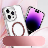 Apple iPhone 14 Pro Max M-safe Şarj Özellikli Tera Silikon Kılıf Mürdüm