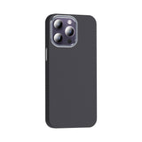 Apple iPhone 14 Pro Max Kılıf M-safe Şarj Özellikli Karbon Fiber Görünümlü Zore Gros Kapak Gri-Siyah