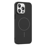 Apple iPhone 14 Pro Max Kılıf M-safe Şarj Özellikli Zore Ruby Sert Kapak Lacivert