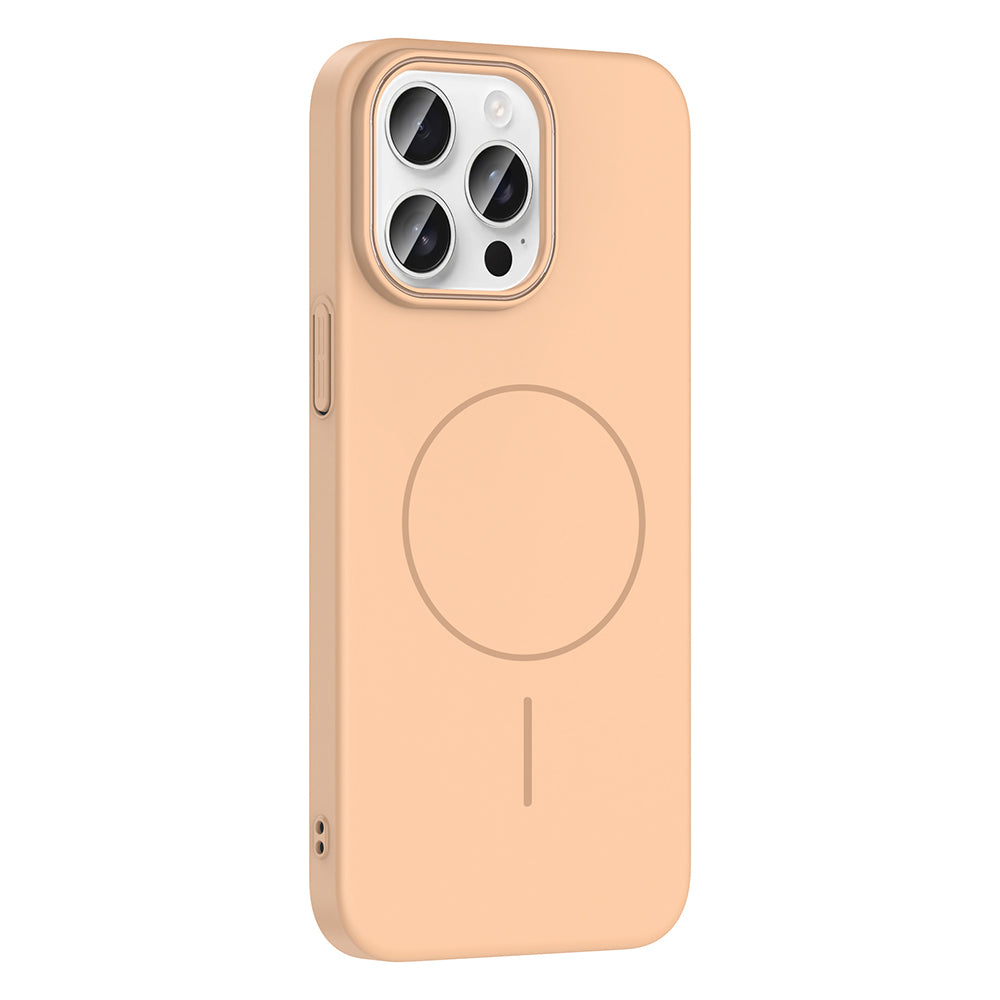 Apple iPhone 14 Pro Max Kılıf M-safe Şarj Özellikli Zore Ruby Sert Kapak Lacivert