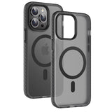 Apple iPhone 14 Pro Max Kılıf Mat Arka Yüzey Wireless Şarj Özellikli Zore Locik Kapak Derin Mor