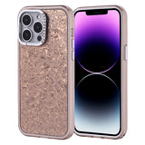 Apple iPhone 14 Pro Max Kılıf Taşlı Tasarımlı Zore Kapi Kapak Gold