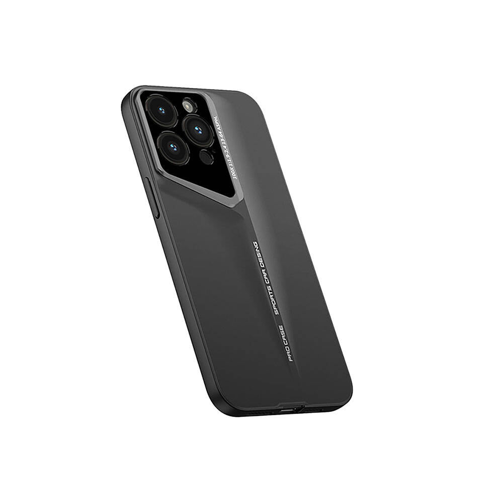 Apple iPhone 14 Pro Max Kılıf Ultra İnce Kamera Korumalı Sert Rubber Zore Procase Kapak Siyah