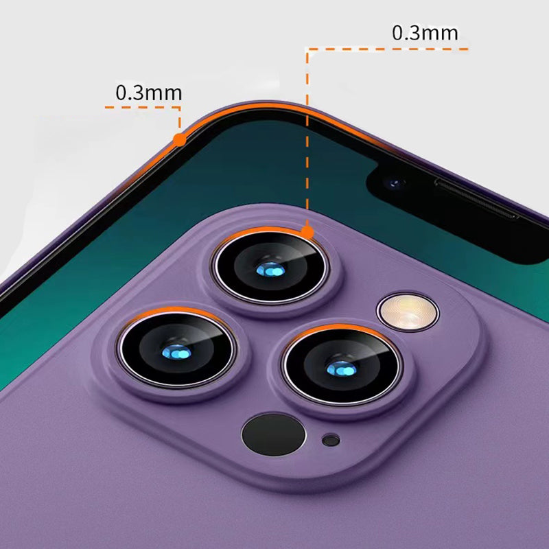 Apple iPhone 14 Pro Max Kılıf Zore 1.Kalite PP Kapak Derin Mor