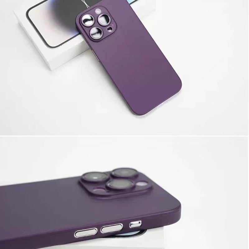 Apple iPhone 14 Pro Max Kılıf Zore 1.Kalite PP Kapak Derin Mor