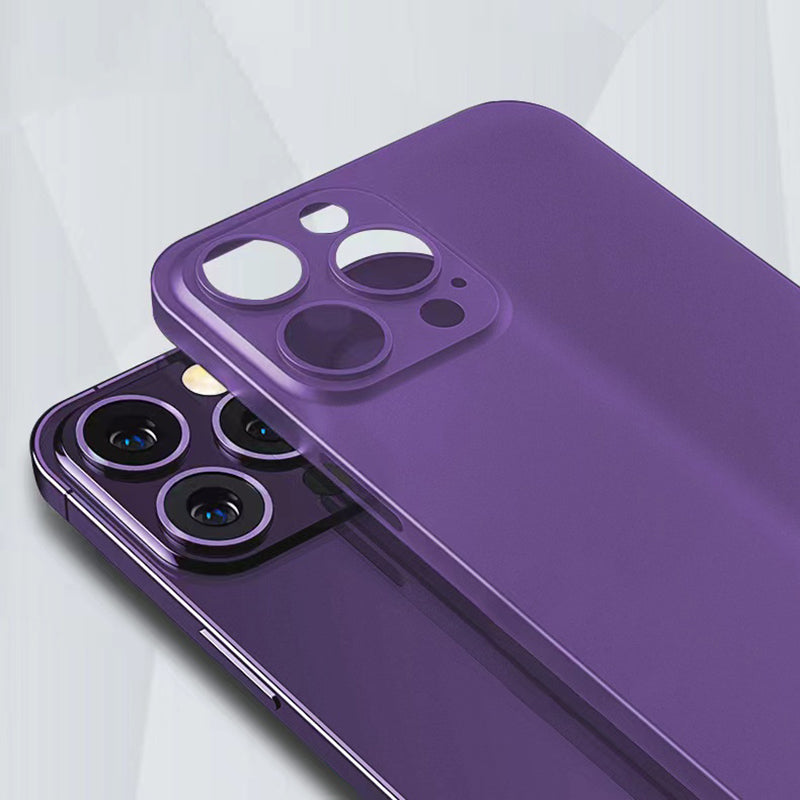 Apple iPhone 14 Pro Max Kılıf Zore 1.Kalite PP Kapak Derin Mor