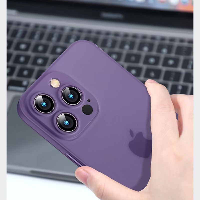 Apple iPhone 14 Pro Max Kılıf Zore 1.Kalite PP Kapak Derin Mor
