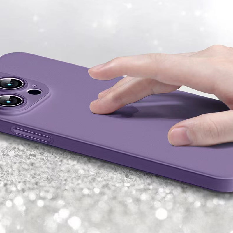 Apple iPhone 14 Pro Max Kılıf Zore 1.Kalite PP Kapak Derin Mor