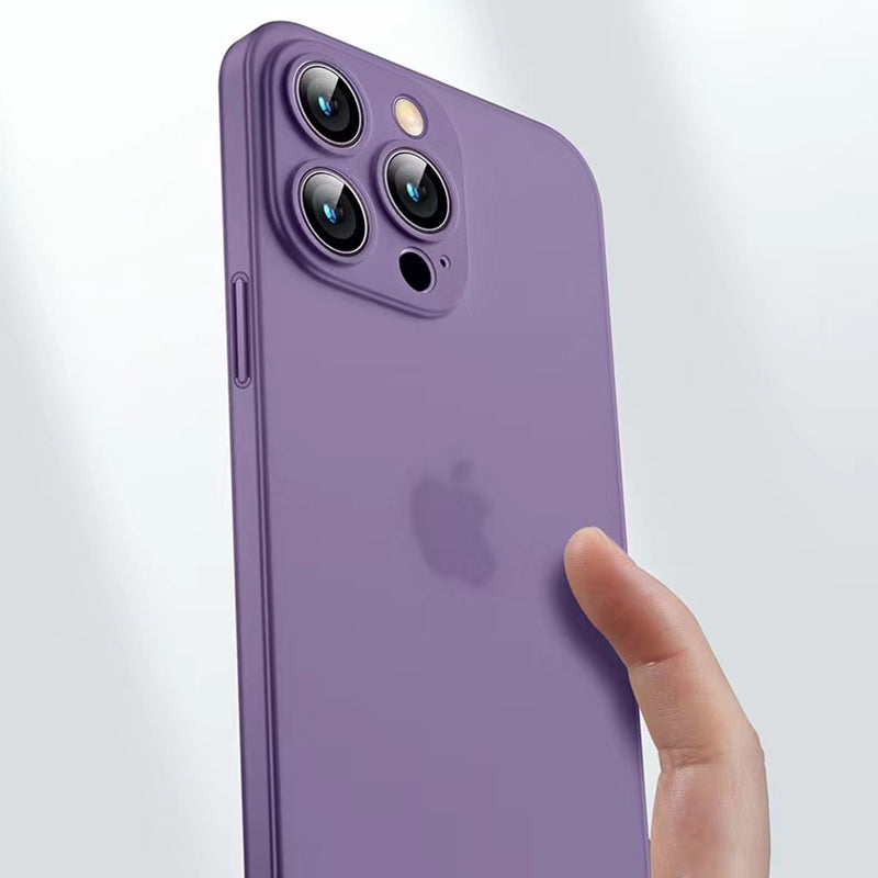 Apple iPhone 14 Pro Max Kılıf Zore 1.Kalite PP Kapak Derin Mor