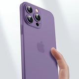 Apple iPhone 14 Pro Max Kılıf Zore 1.Kalite PP Kapak Derin Mor