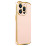 Apple iPhone 14 Pro Max Kılıf Zore Bark Kapak Rose Gold