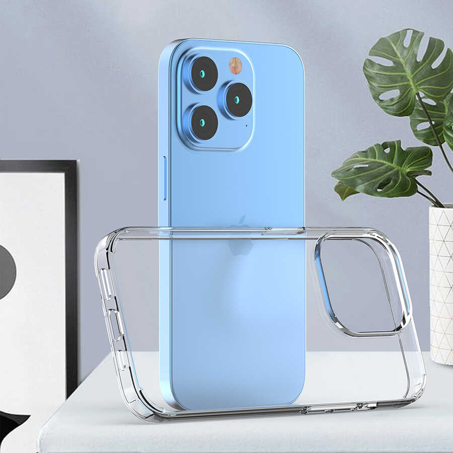 Apple iPhone 14 Pro Max Kılıf Zore Coss Kapak Renksiz