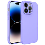 Apple iPhone 14 Pro Max Kılıf Zore Kamera Korumalı Mara Lansman Kapak Koyu Mor