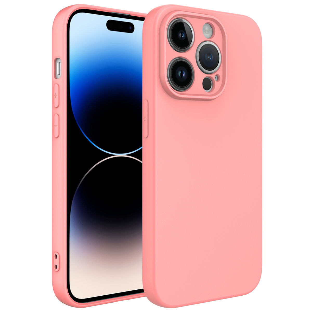 Apple iPhone 14 Pro Max Kılıf Zore Kamera Korumalı Mara Lansman Kapak Pembe