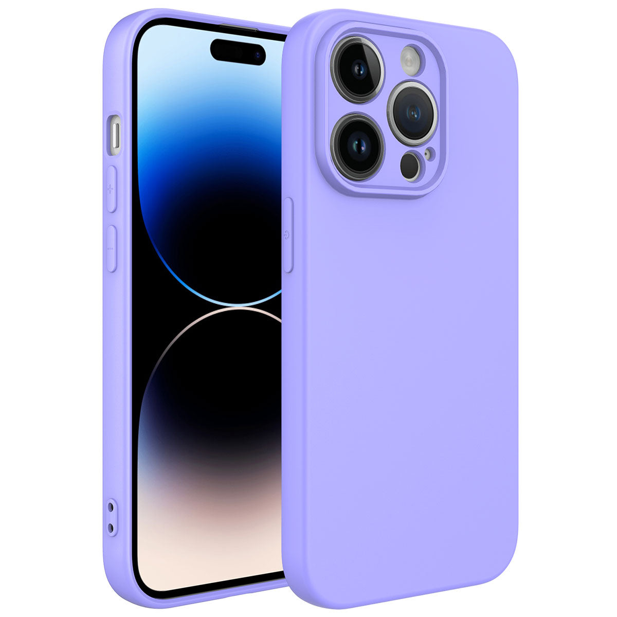 Apple iPhone 14 Pro Max Kılıf Zore Kamera Korumalı Mara Lansman Kapak Lila