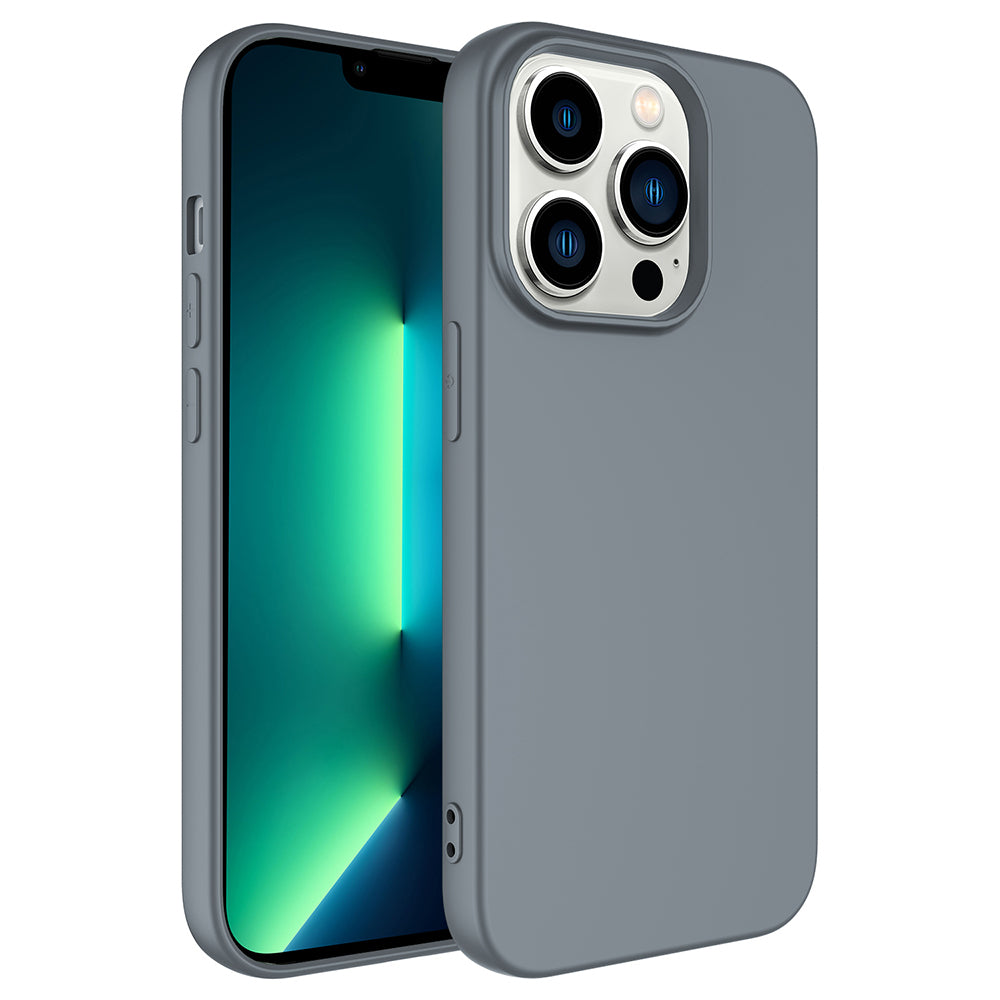 Apple iPhone 14 Pro Max Kılıf Zore LSR Lansman Kapak Gri