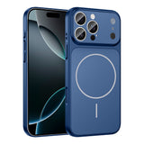 Apple iPhone 14 Pro Max Kılıf Zore M-Safe Şarj Özellikli Kamera Korumalı Formen Kapak Gri