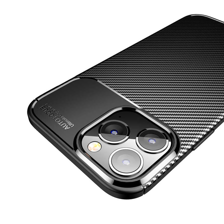 Apple iPhone 14 Pro Max Kılıf Zore Negro Silikon Kapak Lacivert
