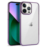 Apple iPhone 14 Pro Max Kılıf Zore Pixel Kapak Derin Mor