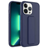 Apple iPhone 14 Pro Max Kılıf Zore Qstand Kapak Mürdüm