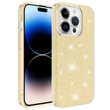 Apple iPhone 14 Pro Max Kılıf Zore Shining Silikon Gold