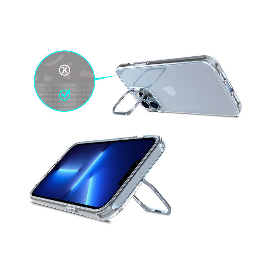 Apple iPhone 14 Pro Max Kılıf Zore Skuba Kapak Mavi