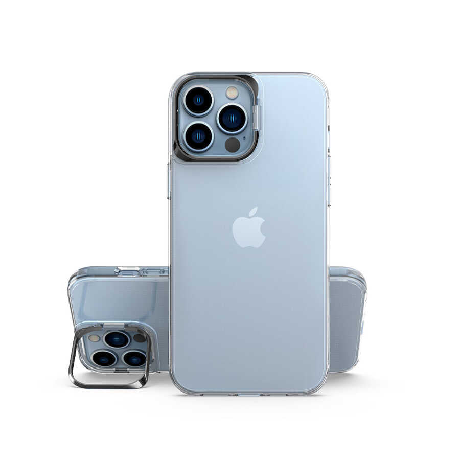 Apple iPhone 14 Pro Max Kılıf Zore Skuba Kapak Siyah