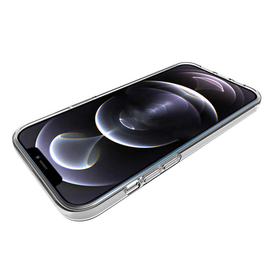 Apple iPhone 14 Pro Max Kılıf Zore Süper Silikon Kapak Renksiz