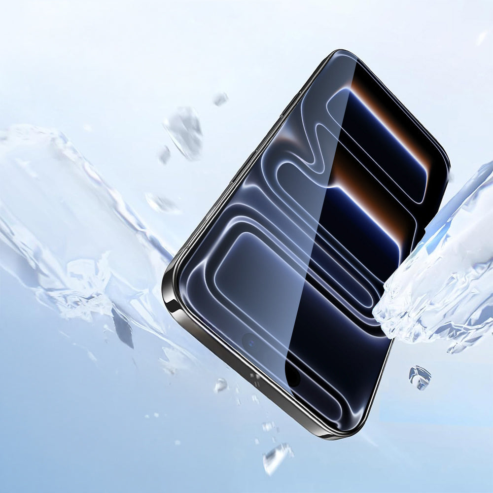 Apple iPhone 14 Pro Max 2.5D Oliv Privacy Temperli Cam Ekran Koruyucu + Kolay Uygulama Aparatı Siyah