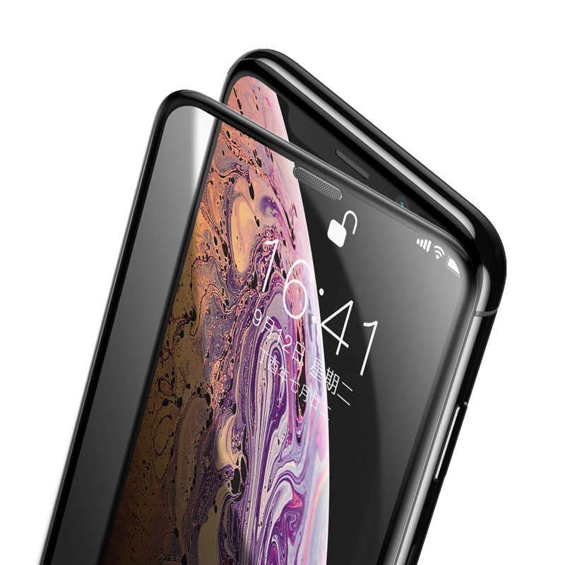 Apple iPhone 14 Pro Max Zore Anti-Dust Privacy Temperli Ekran Koruyucu Siyah