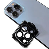 Apple iPhone 14 Pro Max Zore CL-11 Safir Parmak İzi Bırakmayan Anti-Reflective Kamera Lens Koruyucu Gümüş