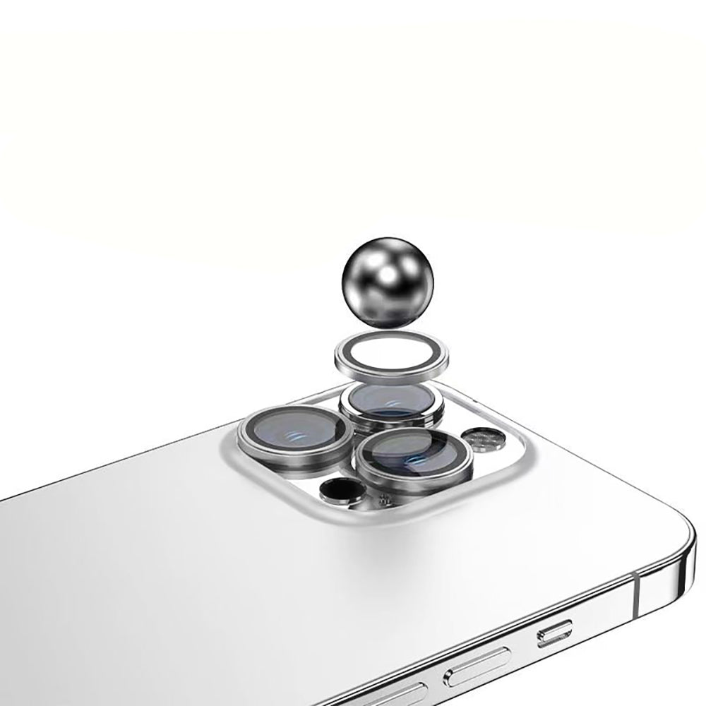 Apple iPhone 14 Pro Max Zore Mikro Kamera Lens Koruyucu Derin Mor
